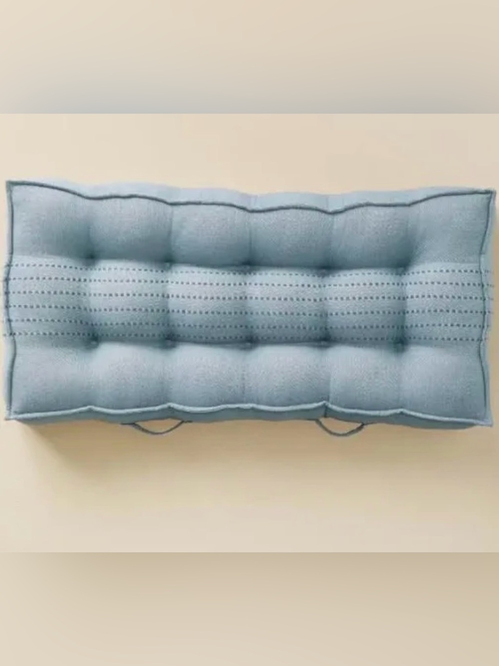 Indoor/Outdoor Floor Cushion, Blue - Hearth & Hand™ With Magnolia